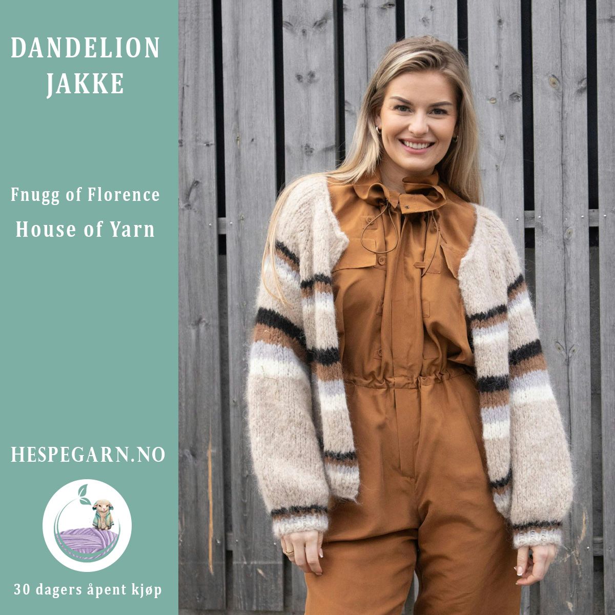 Dandelion Jakke fra House of Yarn