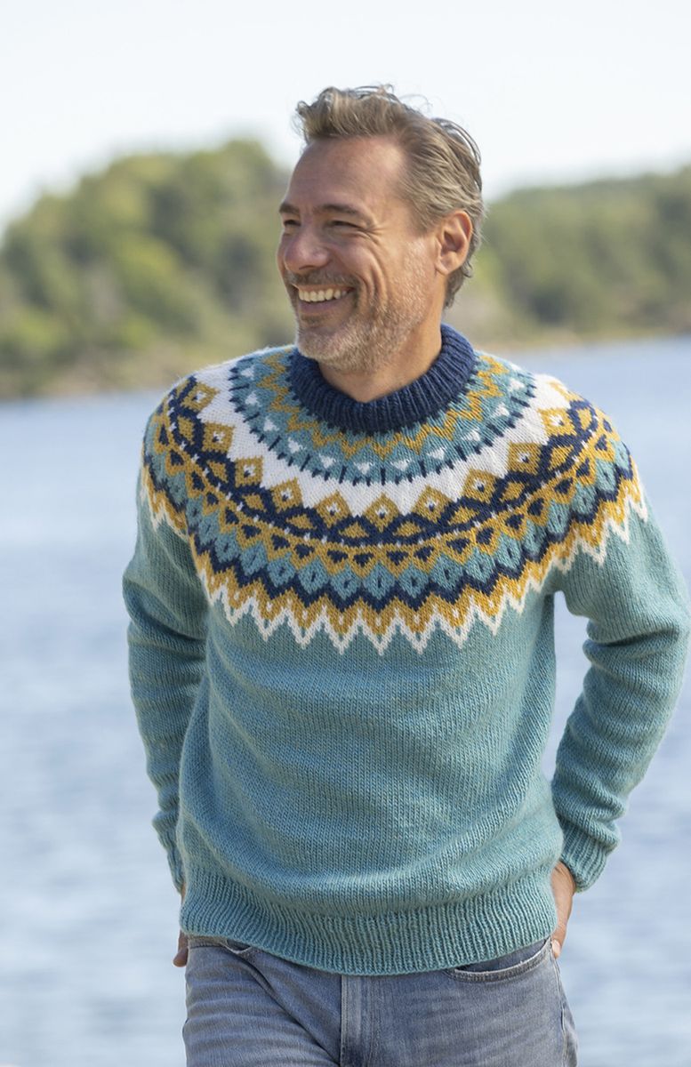 Kraft Genser Turkis fra Viking