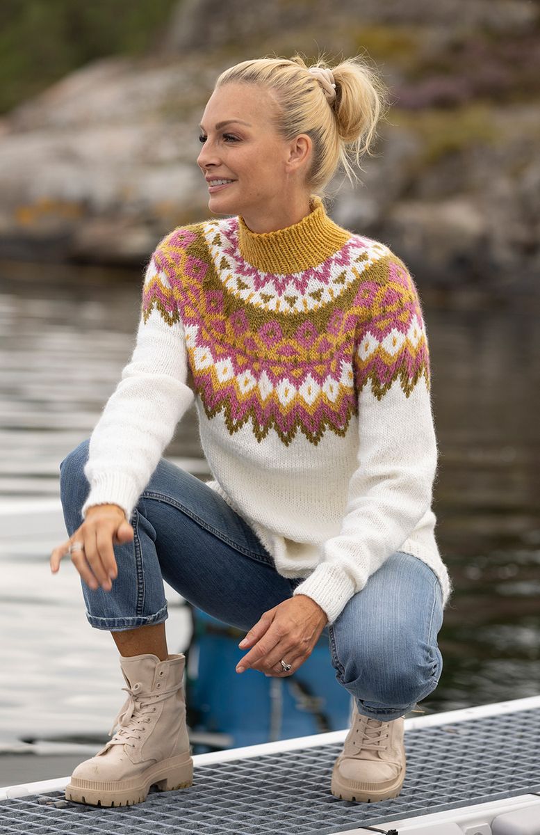 Kraft Genser Hvit fra Viking