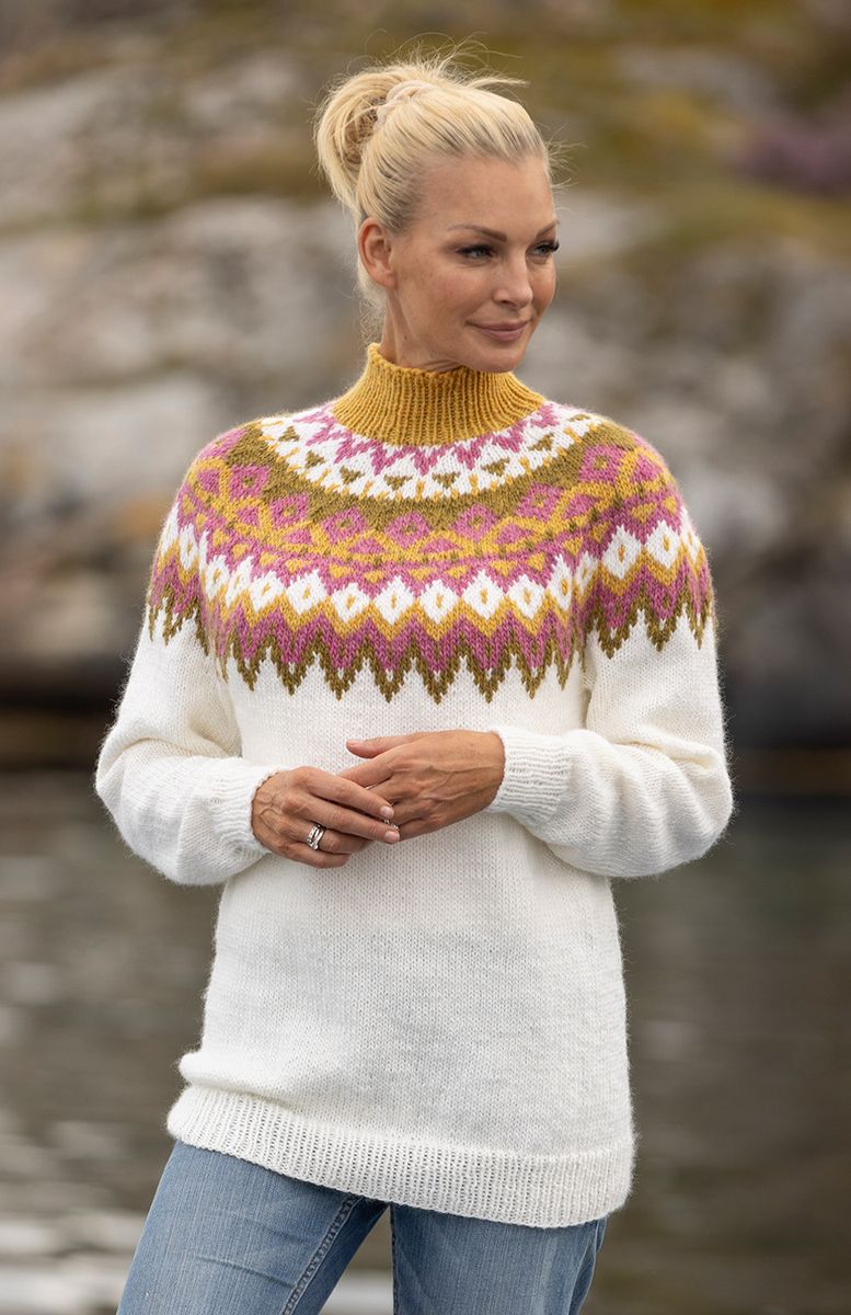 Kraft Genser Hvit fra Viking